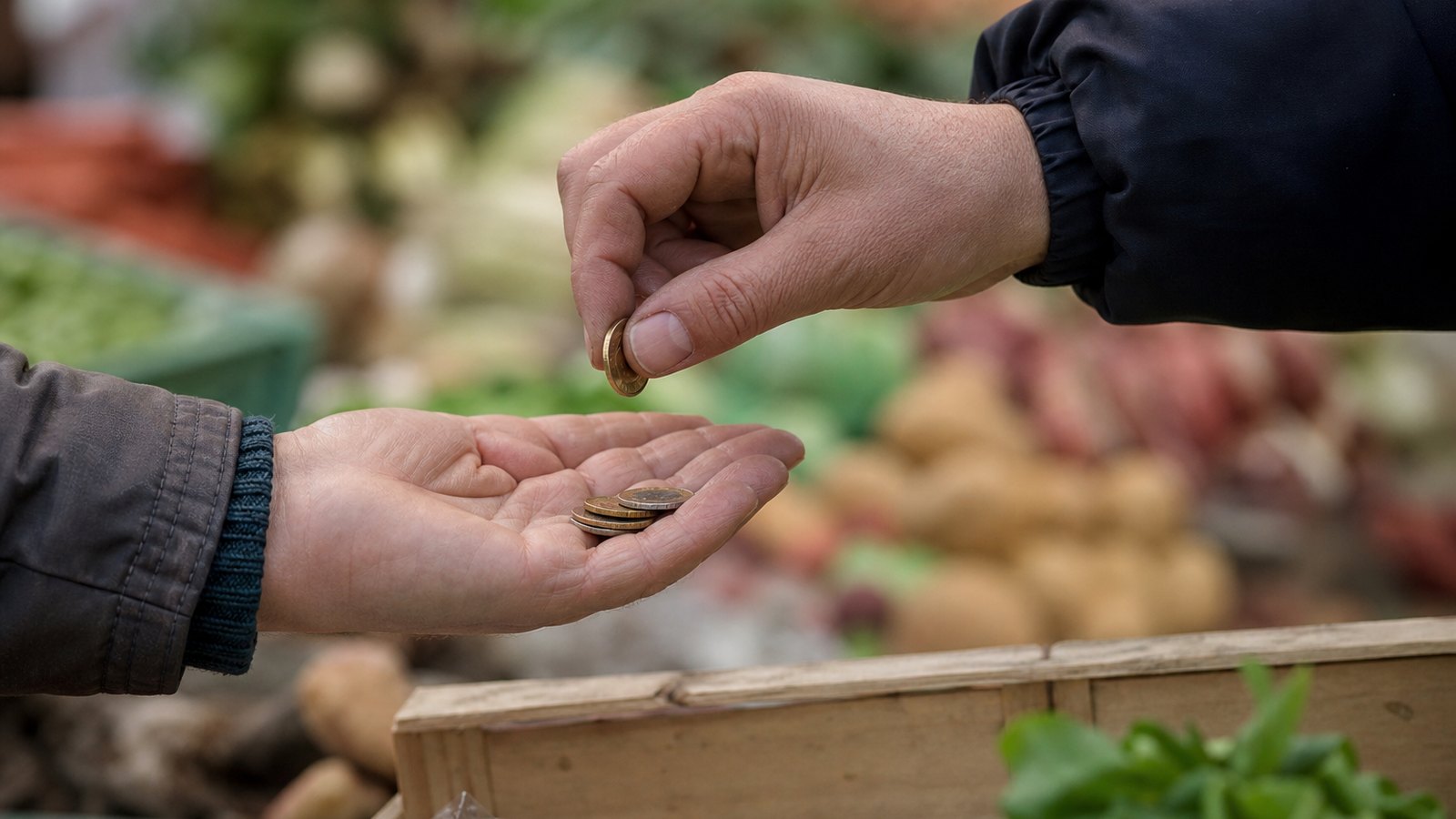 Encaissement des droits de place sur un marché communal